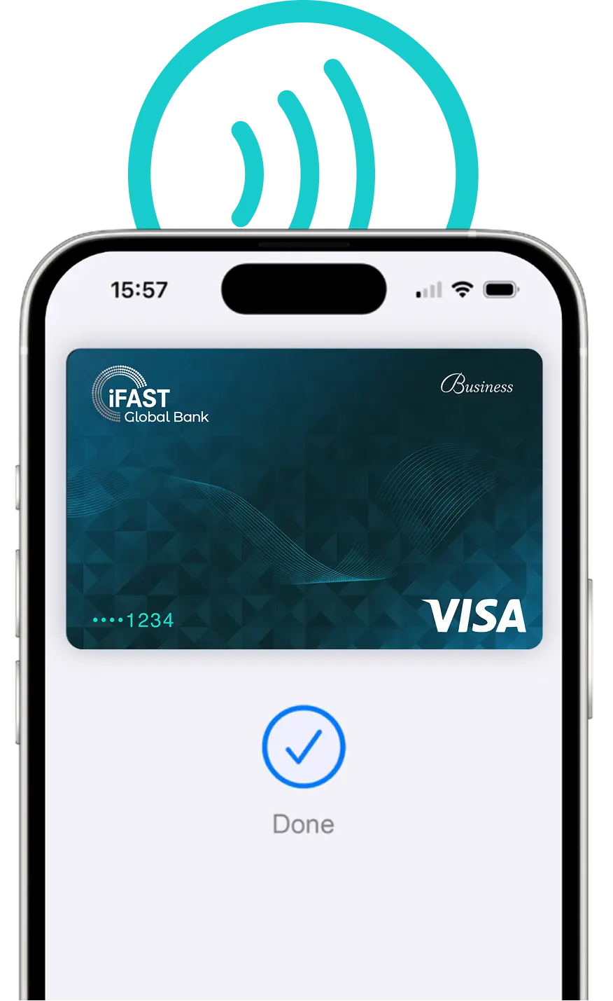 Contactless Apple Pay on iPhone